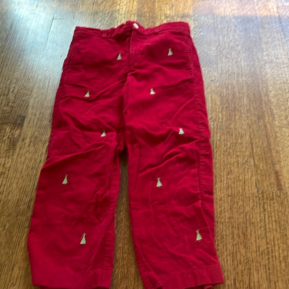 K&L Cord Pants Christmas trees - Picture 1 of 4
